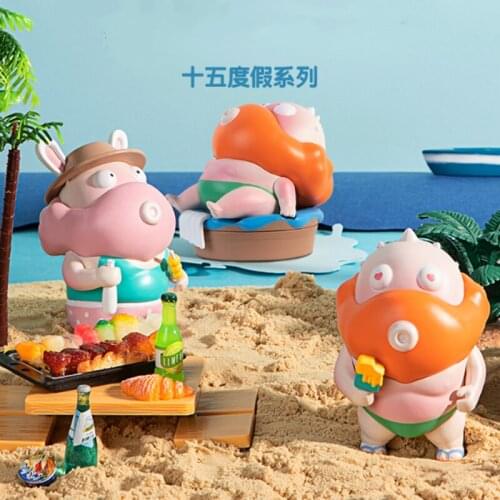 Blind Random Box Toys Fifteen Vacation Action Figure Surprise Items Anime PVC Figurine Doll For Gift Collection 12Pcs/Set