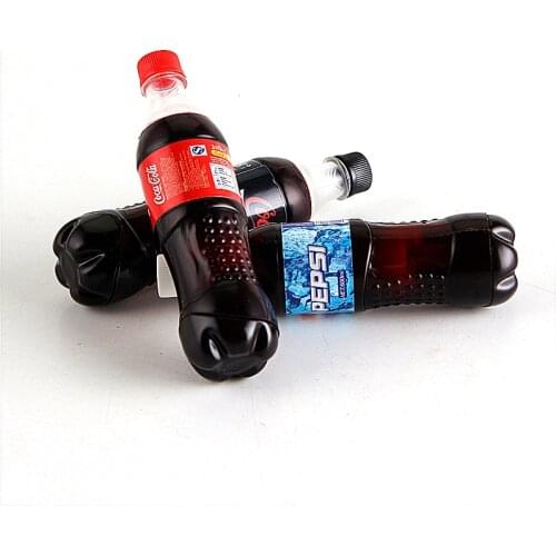 Outdoor EDC Creative Mini Jet Gas Lighter Keychian Butane Funny Cola Lighter Fire Starter Cigarette Home Kitchen tools(NO GAS)