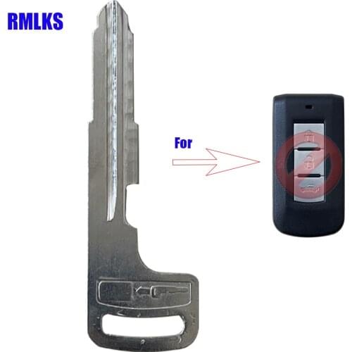 Uncut Smart Key Replacement Prox Remote Emergency Blade Insert For Mitsubishi Lancer ASX Outlander Car Key Blade