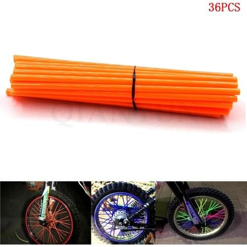 36 pcs Universal motorcycle bike rim tube cover spoke skin cover For Yamaha FZ1 FAZER FZ6 FZ6R FZ8 XJ6 MT-07 MT-09 FZ9 FZ-09