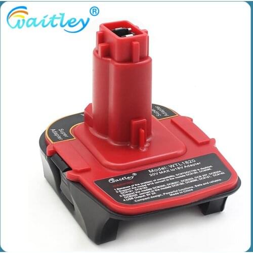 USB Battery Adapter for Dewalt DCA1820 18V 20V XR Tool DCB184 DCB185 Milwaukee M18 Convert into DC9180 DC9096 DE9096