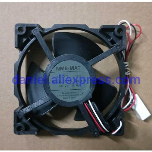 NMB-MAT model 3612jl-04w-s49 12V 0.3A refrigerator cooling fan 9.2cm