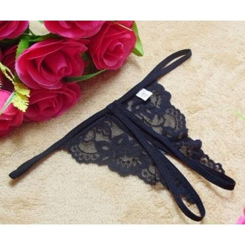 Women Sexy Lingerie Open Crotch Thongs T-pants Lace Briefs Erotic Sex Toys Crotchless Underwear Sexy Panties Exotic Sex Products