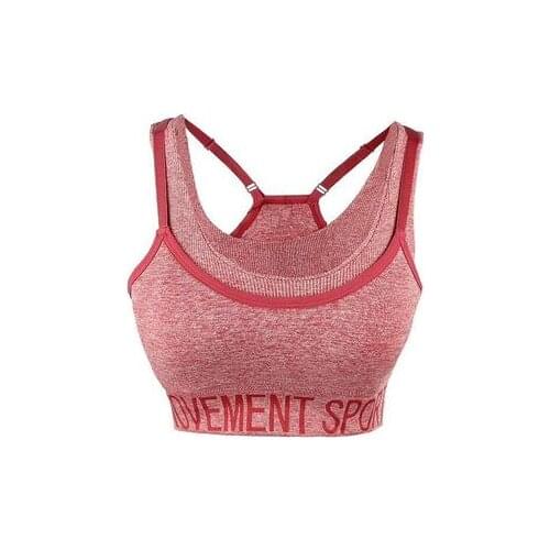 Double-dec Sport Bra Yoga Tank Top Bralette Women Fitness Push Up Gym Running Workout Crop Top Bra Underwear Fast Dry Vest