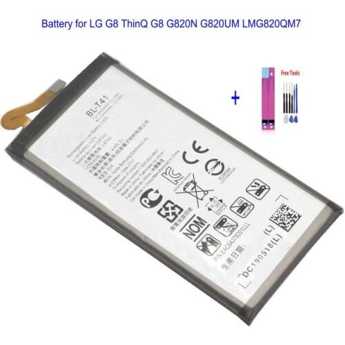 1x 3500mAh 13.5Wh BL-T41 BLT41 Battery For LG G8 ThinQ LMG820QM7 LMG820UM1 LM-G820UMB LMG820UM0 G820N G820UM + Repair Tooks kit