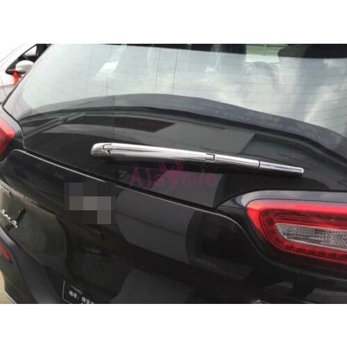 Car Styling Bright Glossy Chrome Rear Wiper Kits Cover Windshield Windscreen Blade 2014-2018 For Jeep Cherokee Accessories