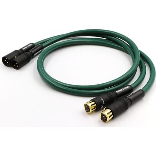 HIFI FA-220 PCOCC Copper Interconnect Audio Cable,XLR female to XLR male video wire，balance cable cord