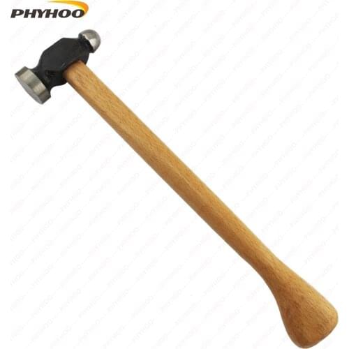 Jewelry Tool Jewelers Wooden Chasing Hammer Chrome Face