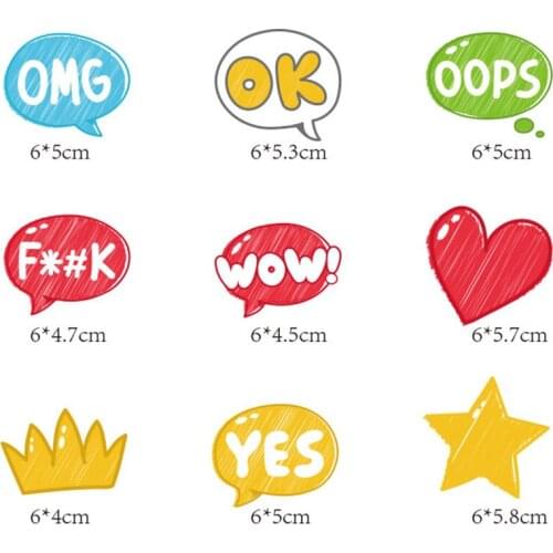 Cartoons fruit Pathes Baby Clothes Heat Transfer Iron On Sticker DIY Clothes Decoration