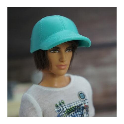 New Ken Fashion Hat Doll Cute Decors Male Doll Caps Princess Doll Baseball Cap Riding Cap Fashion Sun Caps Soft Original Decors
