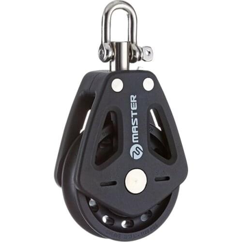 Sailboat Dinghy Hardware 90mm 3.54" Single Swivel Shackle Plain Bearing Block Small Boat Block Master BP-0901F