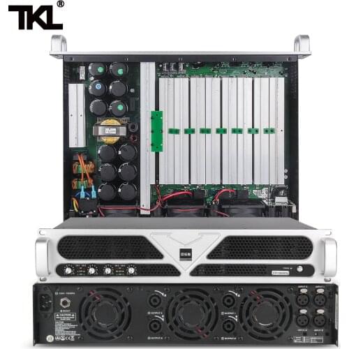 TKL PS4 professional power amplifier 1300Wx4 dj Audio Power HiFi Amplifier Speaker with Remote Control for stage