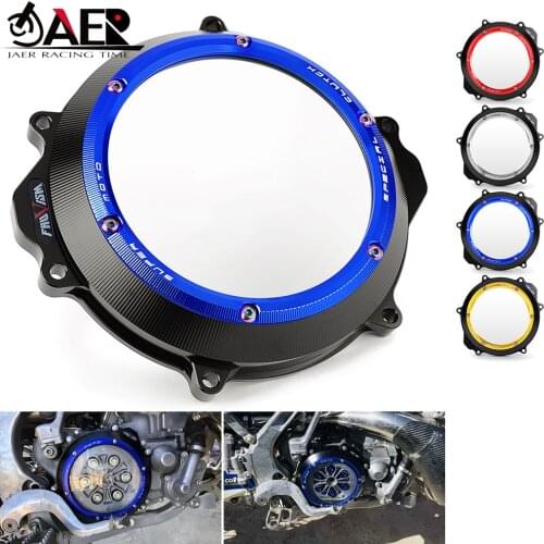Engine Clear Clutch Cover Protector Case Guards for Yamaha YZ250 1999-2020 YZ250X 2016-2020 YZ 250 250X