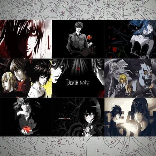 Japanese Classic Manga Death Note Poster DIY Painting By Numbers Home Decoration Adult Hand Painted Acrylic Paint Mural Gift