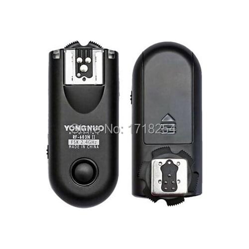 Yongnuo RF-603 II N1,RF 603 II Flash Trigger 2 Transceivers for NIKON D800 D3X D3 D2X D810 D800E D700 D300 D200 D100