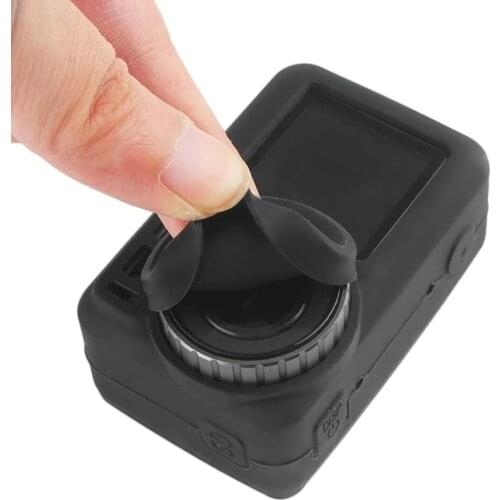 Silicone Protective Lens Cover Cap for DJI Osmo Action Camera Accessories 1pcs
