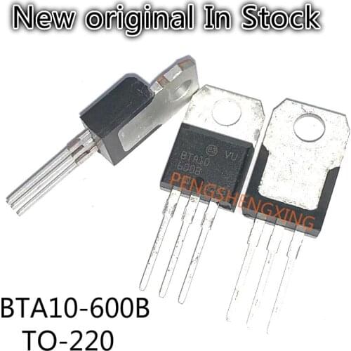 10PCS/LOT BTA10-600B three-terminal two-way thyristor 10A 600v TO-220 New original spot hot sale