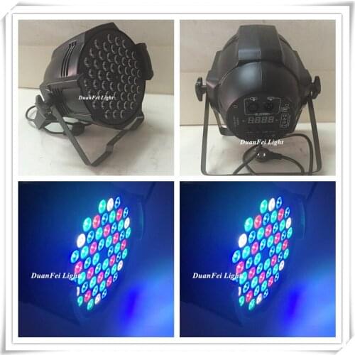 10 pieces disco club led par can RGBW 54x3W rgbw par led indoor par 54 led aluminium alloy