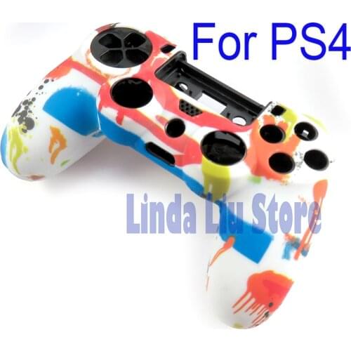 10pcs Non-slip Soft Silicone Protective Skin Cover Case for PS4 PS4 PRO Game Controller Hot