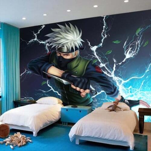 3D Cartoon Wallpaper Self-Adhesive Waterproof Photo Wall Mural Childrens Bedroom Background Wall Sticker Papel De Parede Fresco