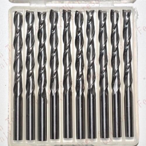 5mm*42mm,10pcs,Free shipping 2 Flutes End Mill,CNC machine milling Cutter,Solid carbide woodworking tool,PVC,MDF,Acrylic,wood