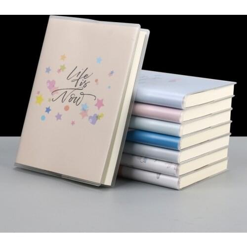 64K Rubber CoverStudent Diary A6 Notebook Portable Small Book Walkpocket Notebook cute notebook office accessories moterm 4pcs