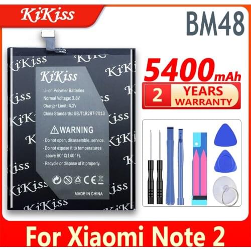 5400mAh BM48 Battery for Xiaomi Mi Note 2 Note2 Replacement Battery BM 48 BM-48