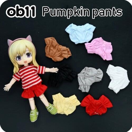 D03-P083 children handmade toy 1/12 ob11 GCS BJD.SD Doll Accessories doll clothes Pumpkin pants pants 1pcs