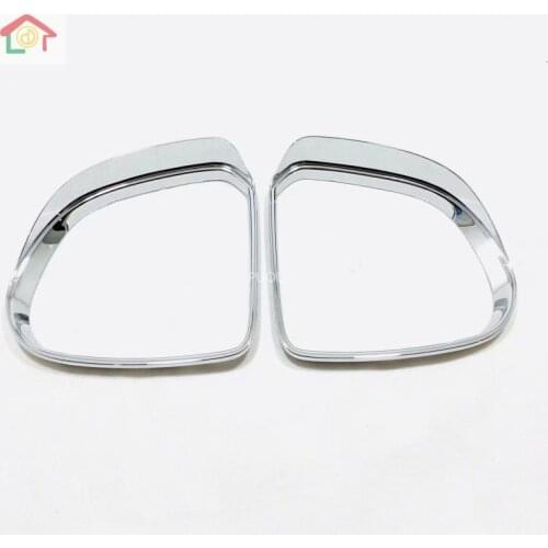 For Hyundai Santa Fe SantaFe 2019 2020 car stick eyebrow rear rearview side glass mirror trim frame rain shield sun visor shade