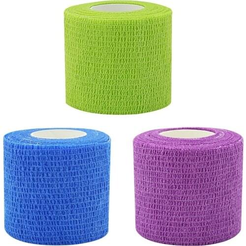 Colorful Sport Self Adhesive Elastic Bandage Wrap Tape 4.5m Elastoplast For Knee Support Pads Finger Ankle Palm Shoulder Relief