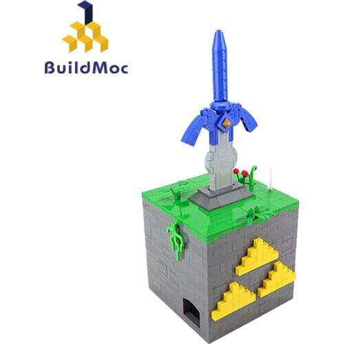 BuildMoc Games Hailar The Master Sword Mystery Box 1416PCS MOC Model Building Blocks Bricks Toys for Children DIY Toy Kids Gifts