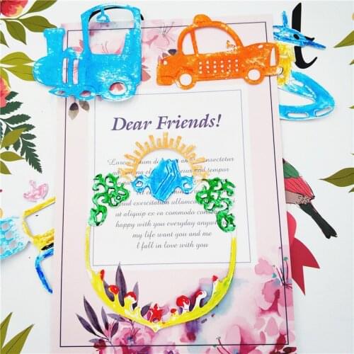 Book Flower Frame Metal Cutting Dies Cutter Knife Mold for Card Making Embossing Stencil Card Decoration DIY Crafts