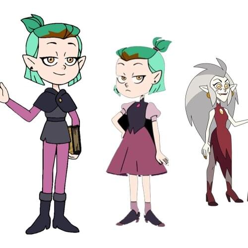 Cosplay Legend Anime The Owl House Cosplay Costume Amity Costume Custom Made H001