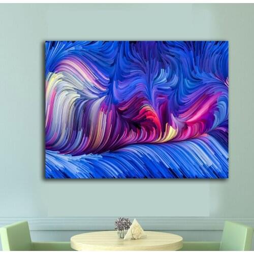 Fashion Oil Painting 5-(8) Colored line clouds Paiting Home Decor On Canvas Modern Wall Art Canvas Print Poster Canvas Painting