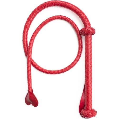 NEW Adult Games 1.3M PU Leather Whip With Lashing Handle intimate goods Paddle Scattered Whip Flirting Erotic Sex Toys for SM