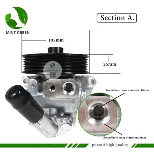 NEW Power Steering Pump For Ford Mondeo IV Galaxy S-Max 2.0 2.3 2006-2015 6G91-3A696-AG 7G91-3A696-AA 6G913A696AF