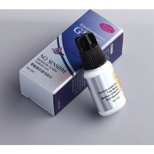 10ml Clear eyelash eyebrow extension glue individual eyebrow glue adhesive No Sensitive No Odor Long Lasting 30days