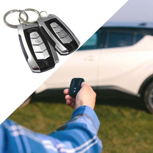 802B-8171 Remote Control One-way Car Alarm System with Siren 12V DC Automatic Door Lock Security System for Vehicles Accessories