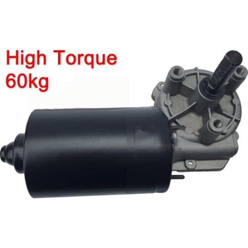 DC12V~24V 60W 5N.M 10rpm-70rpm Gear Worm And Gear Motor With Positive Tnversion and Self Locking