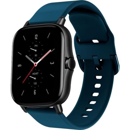 20mm Sports Replacement Strap For Huami Amazfit GTS 2E/GTS 2/GTS 2 Mini Strap Wristband Silicone Bracelet For Haylou LS02 Watch