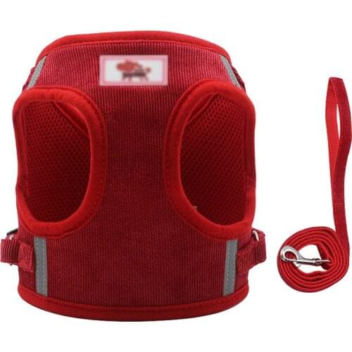 Pet Harnesses Breathable Small Dog Vest Harness Collar For Small Medium Large Dog Pet Harness and Leash Set Puppy Cat