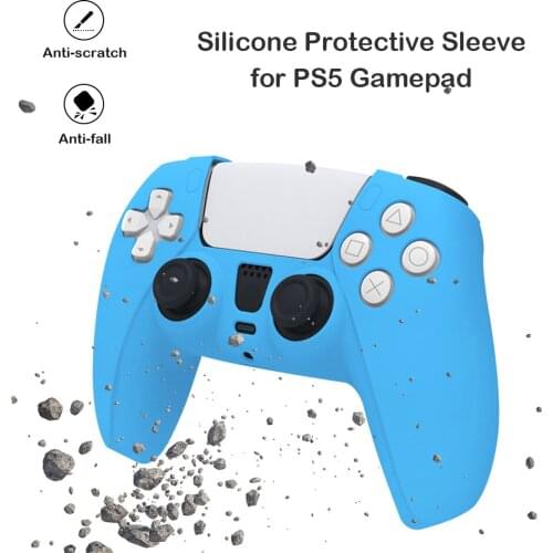Silicone Case Protective Covers Anti-Slip Electronic Machine Accessories for PS5 Controller Game Accessories