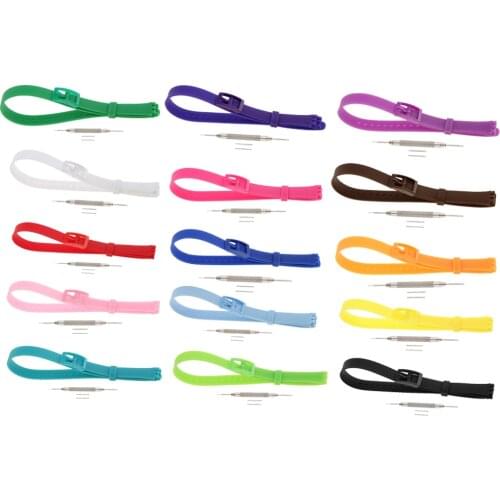 12mm Replacement Waterproof Silicone Rubber Watch Strap Watchband for Swatch