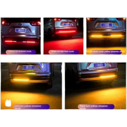 For Audi BMW Mitsubishi Hyundai Peugeot truck streamer light bar modification turn signal brake warning ranger light Universal