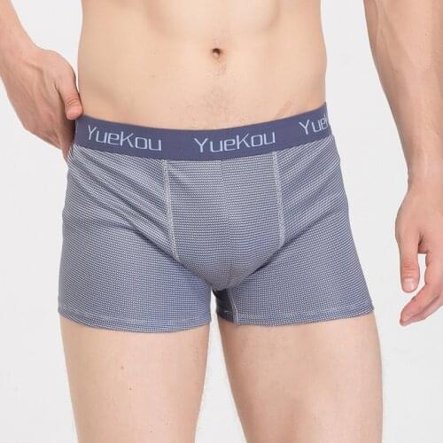 100% Silk Knitting Underpants Mens High-end Comfortable And Breathable Silk Yarn Dyed Boxer Shorts