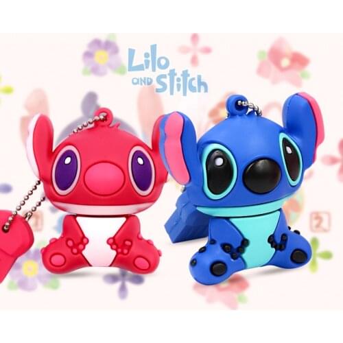 U Disk pen drive Stitch 16GB 32GB 64GB 128GB cartoon best gift usb flash drive USB 2.0 pen drive cle usb memory stick u disk