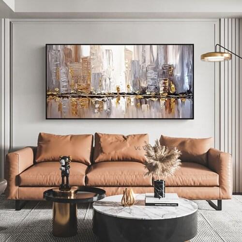 100% Hand Painted Nordic Modern Creative Abstract Art Canvas Paintings Abstract Painting Wall Picture for Living Room Decor