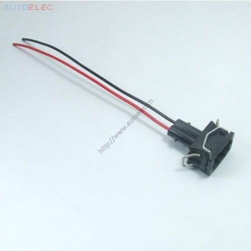 100PCS EV1 OBD1 injector plug connector PIGTAIL Adapter Clip Connector Wiring Harness for BUICK LS1 LS6 FORD CHEVY GM PONTIAC