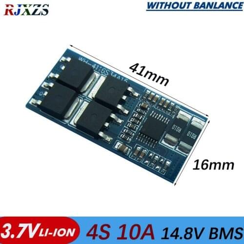 4S 10A Li-ion 14.8v 18650 DIY BMS PCM battery protection board bms pcm for li-ion lipo battery 4 cell pack