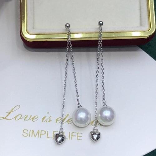 Heart 925 Sterling Silver Earrings Findings Settings Base Mountings Parts Mounts for Pearls Agate Coral Beads Stones Crystal